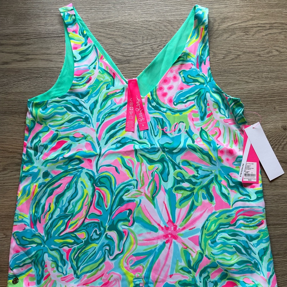 NWT Lilly Pulitzer Reversible flowy tank top